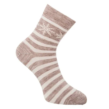

Women's woolen socks 15S1404 cappuccino color, size 25 1937623