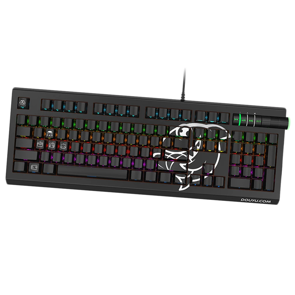 

RGB LED Mechanical Gaming Keyboard for Eating Chicken Desktop Notebook