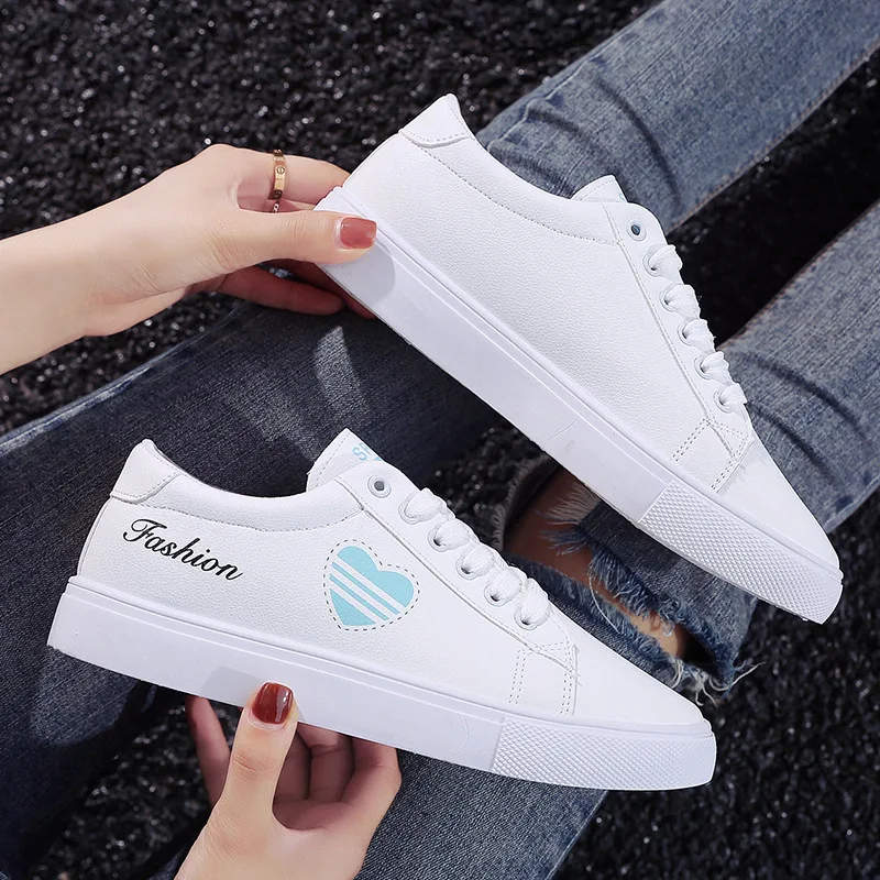 

Night Light Soft-Sole STUDENT'S Shoes Korean-style 2019 Trendy Shoes Autumn New Style Board Shoe Small White Shoes Four Seasons
