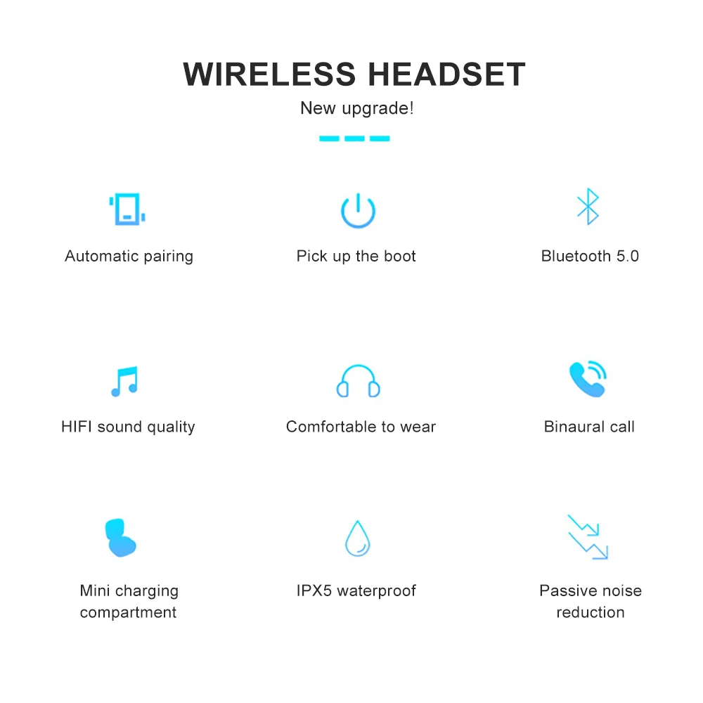 TG2 tws mini draadloos/bluetooth-гарнитура/гарнитура 6D стерео bluetooth-гарнитура игровая гарнитура/гарнитура met microfoon