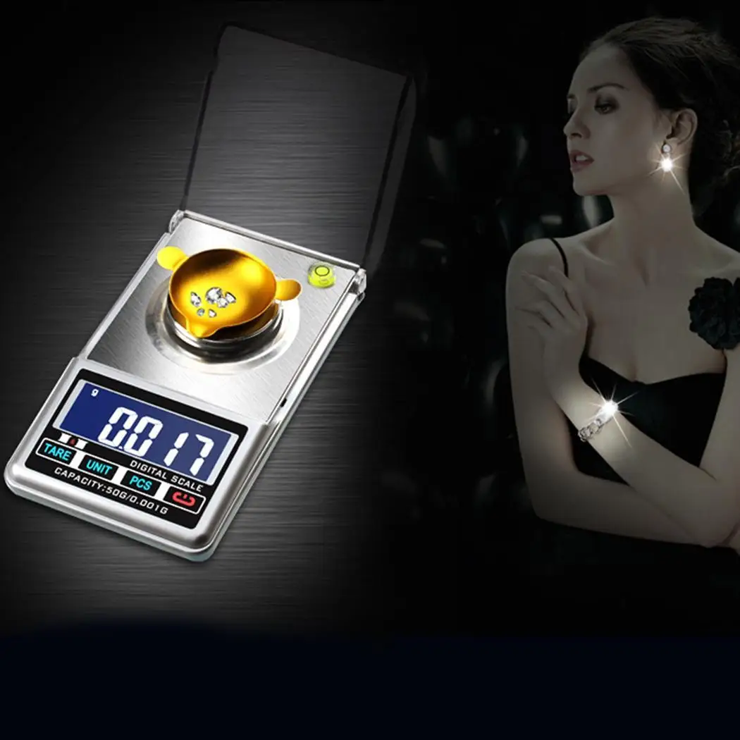 20/0. 001g lcd ювелирные весы Мини Электронные карманные кухонные весы с подсветкой грамм вес