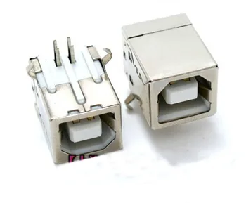 

100pcs/lot USB B Female B/F Connector Jack DIY For Printer