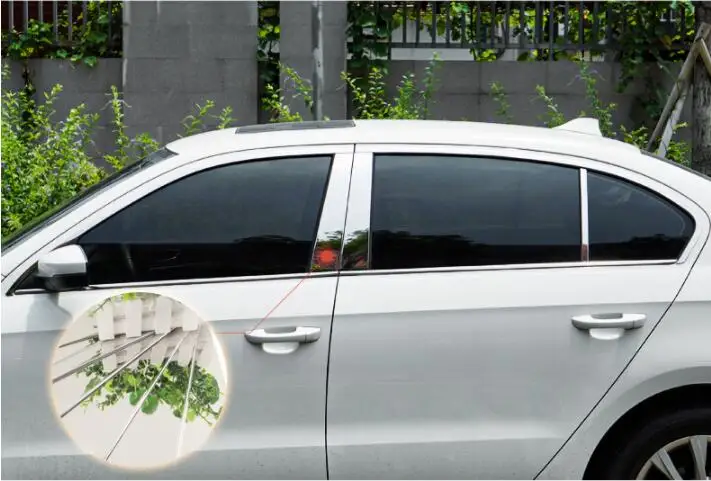 Обшивка окна подходит только для Volkswagen 18 абсолютно новая Lavida plus Специальная декоративная модификация для нержавеющей стали