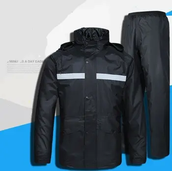 

2PC Mens Bicycle Outdoor Motorcycle Rain Coat Windproof Waterproof Jacket Pants