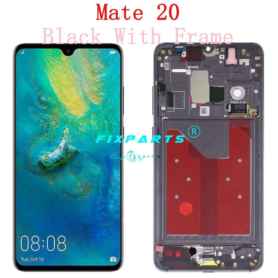 Дисплей huawei mate 20 Pro lcd дисплей кодирующий преобразователь сенсорного экрана в сборе ремонт huawei mate 20 lcd mate 20 Pro экран