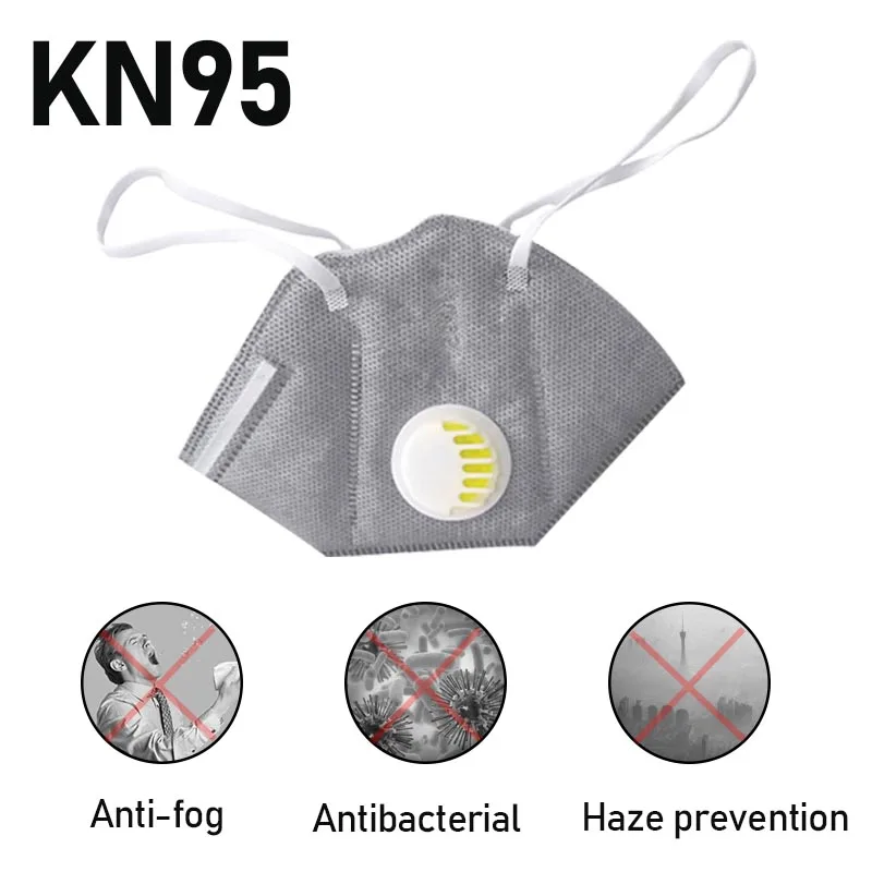 

10pcs KN95 Mask 95% Safety Protective Mask Respirator PM2.5 Respirator Anti Dust Face Mask Free Shipping