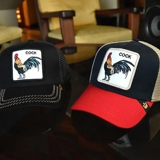 

Summer Animal Embroidery Baseball Caps Men's and Women's Universal Adjustable Shade Cock Mesh Cap Dad Hat Truck Driver hats bone