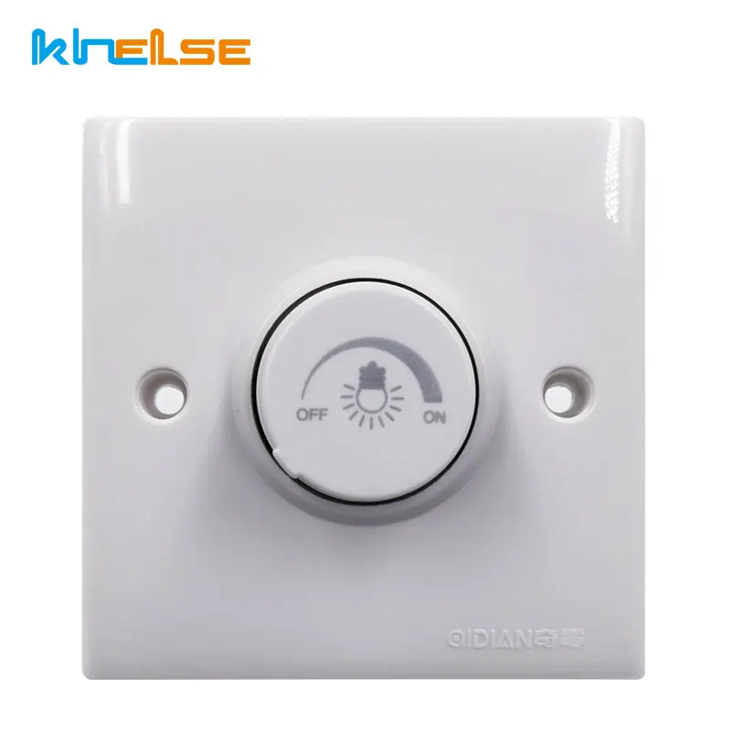 Adjustable LED Dimmer 220V Lights Switch Lighting Button Dimmer ControY;AG