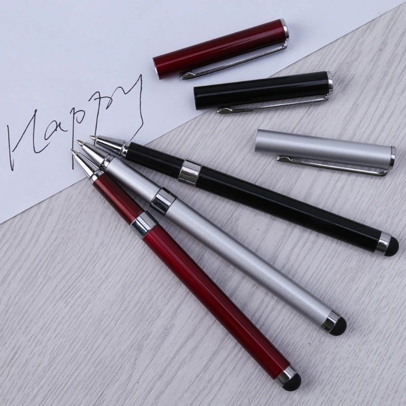 Роскошная металлическая шариковая ручка емкостный стилус гелевая ручка для офиса Шариковая ручка LX9A