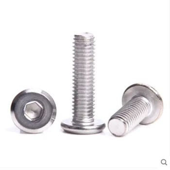 

2-20PCS Down Side Screw [M4 M5 M6 M8] 304 Stainless Steel Hypotenuse Flat Head Hex Drive Furniture Screws