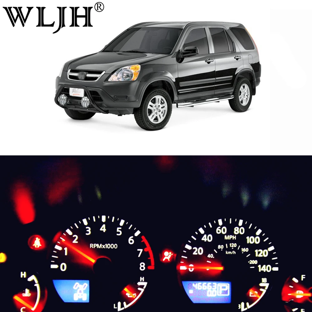 Fits Honda CR-V MK2 White 4-LED Xenon Bright ICE Side Light Beam Bulbs Pair