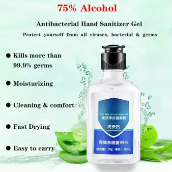 

50ml Quick-drying Disinfecting Hand Wash Gel Disposable Hand Sanitizer Disposable Hand Sanitizer Gel