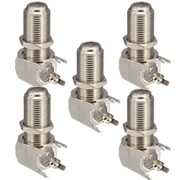 

10 Pieces F female Jack RF coaxial connector right angle with PCB