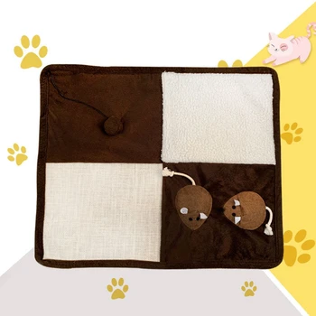 

Cat Favorite Scratcher Cardboard Scratching Mat Toy for Catnip Tower Climbing Tree Pad Cat Litter Mat Lounger Pet