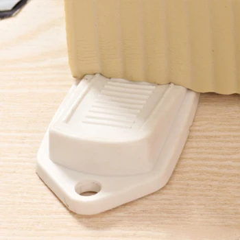 

Door Stops Non-Slip Black Wedge Shaped Rubber Door Buffers for Office Home America Floor Door Stopper Livingroom Accessories