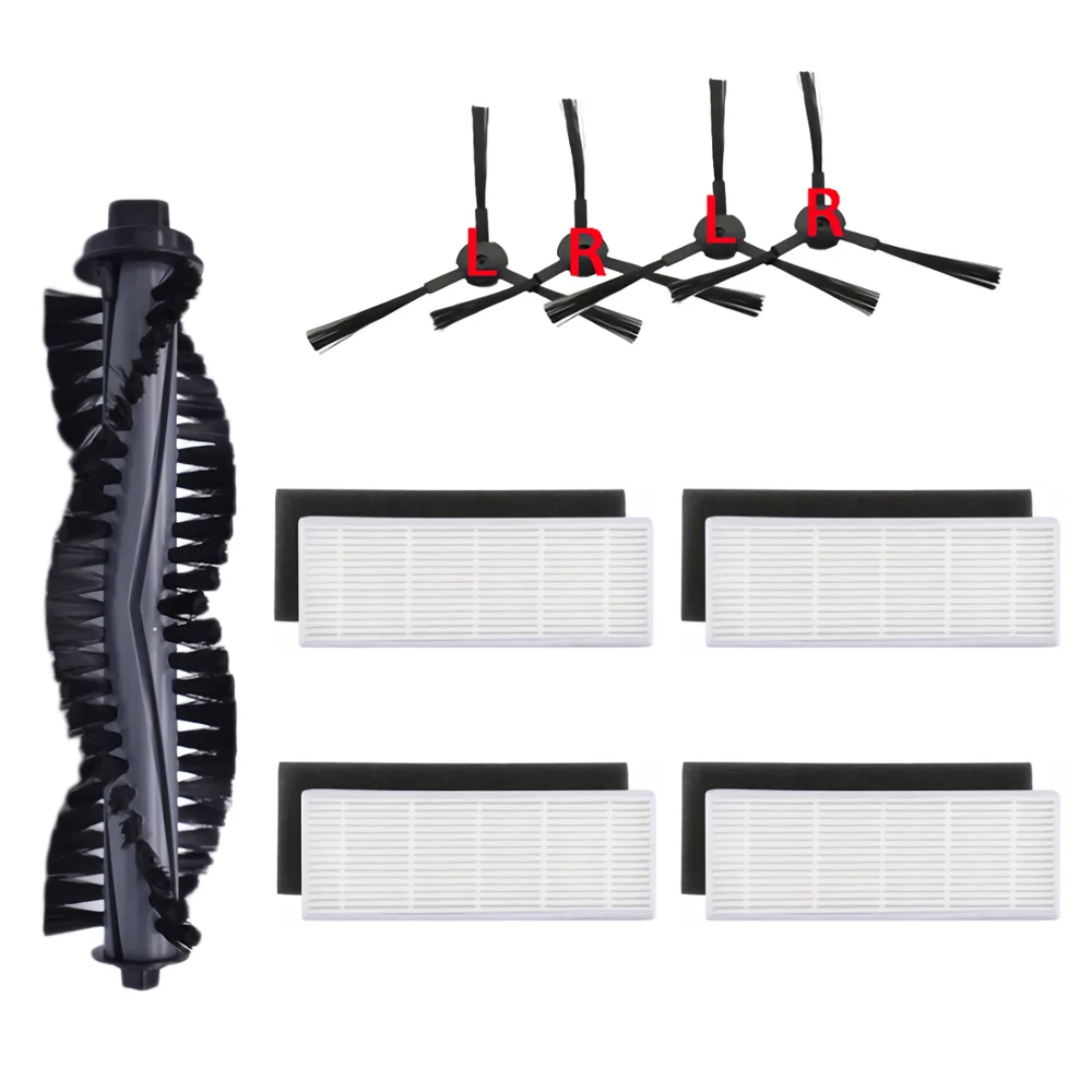 iLife A4 A4S A40 Polaris PVCR 0726W 0826 0926 Main Side Brush Hepa Filter Replacement Part  Spirit Robot Vacuum Accessories