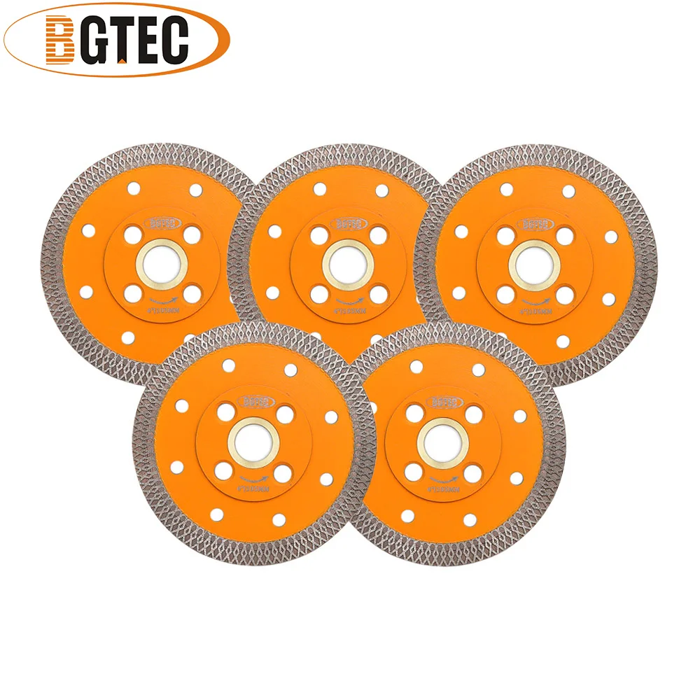 bgtec-5pcs-dia-4-105mm-hot-pressed-x-mesh-turbo-diamond-saw-blade-diamond-height-10mm-cutting-disc-for-marble-ceramic-tile