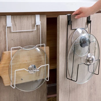 

Double Layer Back Pot Rack Punch-free Drain Rack Kitchen Storage Tool Save Space Store Accessories Home Use Debris Organizer