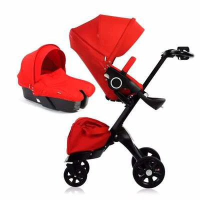 V6 sleeping basket 2 In 1 Baby Stroller High Landscape Folding Portable Baby Carriage For Newborns Luxury Prams For 0-3 Years Old - Цвет: V6 sleeping basket