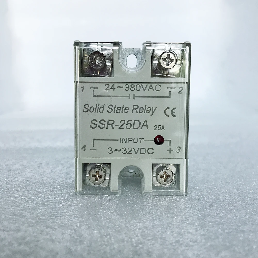 Твердотельные реле SSR 25DA 25А на самом деле 3 32 В постоянного тока в 24 380 В/90 480