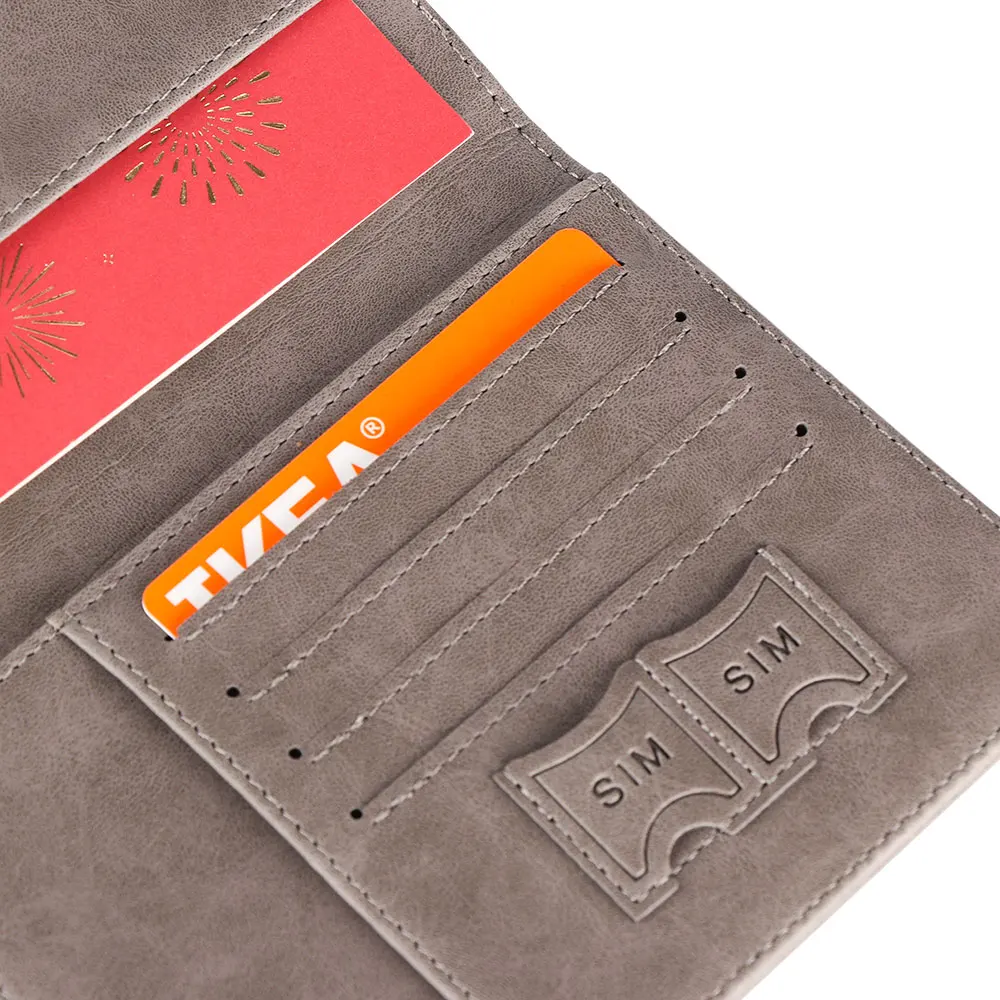 RFID Дорожный Чехол из искусственной кожи сумка для паспорта многофункциональная посылка для документов портативный дорожный ультратонкий Держатель для паспорта
