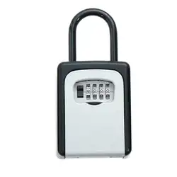Ключ Безопасности Скоба замок Коробка-портативный, из алюминиевого сплава сочетание ключа автомобиля Сейф