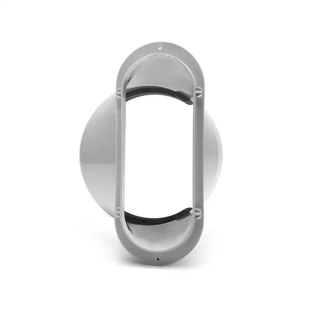 Interfaz del conducto de escape del cuerpo del aire acondicionado de 15cm ABS piezas del aire acondicionado del hogar interfaz de las herramientas del conector del tubo de escape