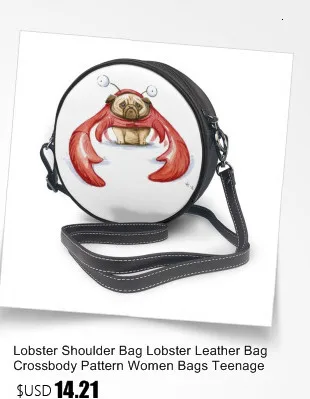 Сумка Lobster омаровый топ-Ручка Сумки подростковая женская кожаная сумка с узором большие школьные женские сумки