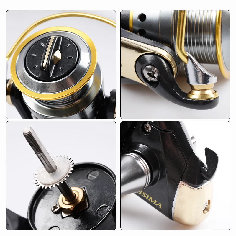 Рыболовная спиннинговая катушка RYOBI ECUSIMA VI 2000/3000/4000/6000/8000 4 шарикоподшипника