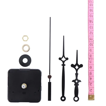 

Silent Quartz Clock Movement Clock DIY With Black Pointer Wall Clock Movement Replacement Parts Dedicated 55MM Shaft Sweep