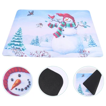 

1 Pc Rubber Mat Kitchen Mat Christmas Mat Bathroom Mat Christmas Doormat for Bathroom Home Gift Kitchen