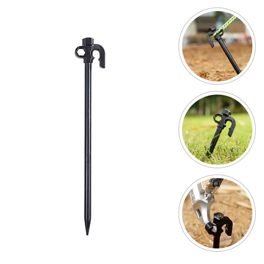 

2Pcs Tent Pegs Stake Pin Camping Tent Nail Outdoor Hiking Tent Accessories