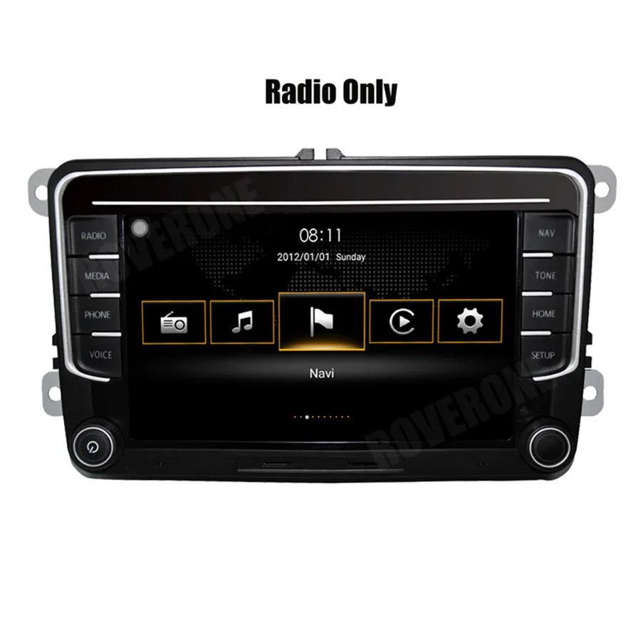 RCD330 RCD340 RNS 510 RNS510 для VW для Volkswagen MIB развлекательная система DVD gps-навигация, радио, стерео Мультимедиа Bluetooth - Цвет: Radio Only
