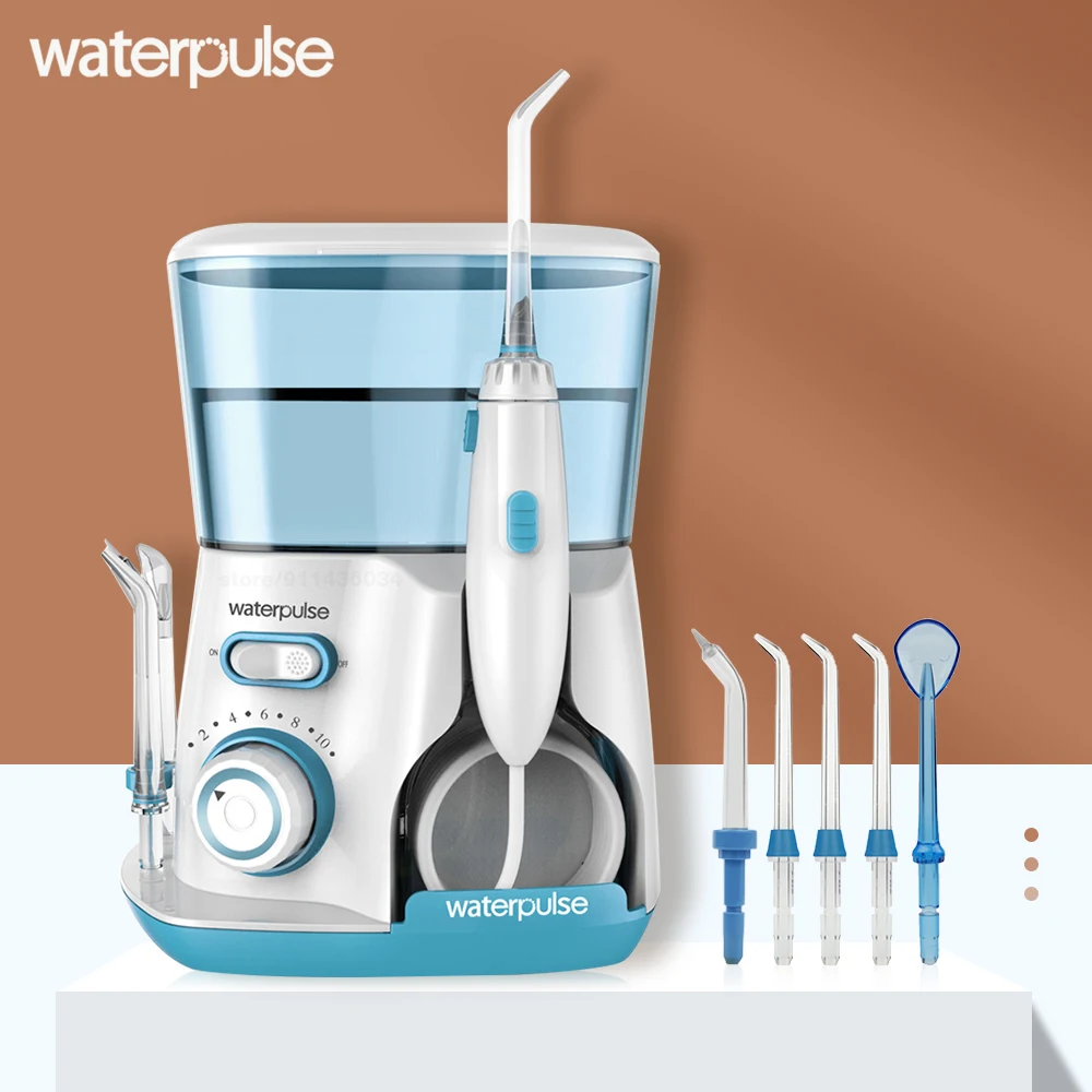 Irrigador bucal de agua para uso doméstico, boquillas de irrigación de 800ML, chorro de agua para dientes de uso doméstico