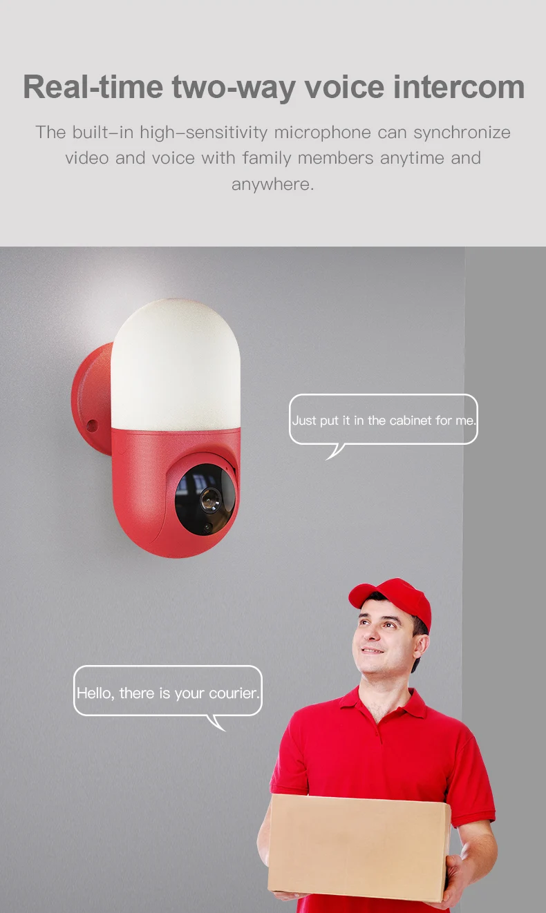 7 Wall light camera