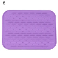 Hot ! Kitchen Silicone Heat Resistant Table Mat Non-slip Pot Pan Holder Pad Cushion Protect Table Tool  Heat Resistant Table 6