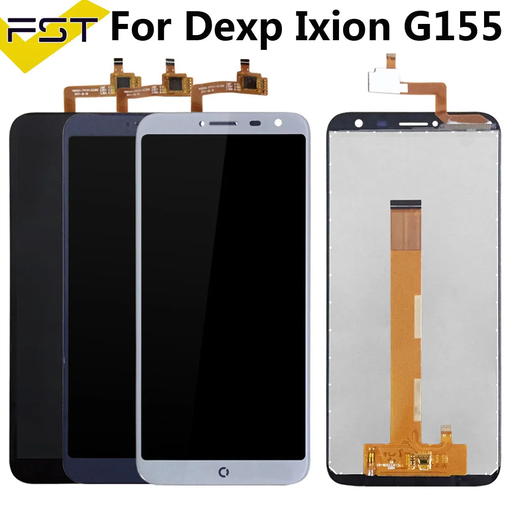ЖК дисплей 5 дюйма для DEXP Ixion G155 дигитайзер сенсорного экрана в сборе ремонтные