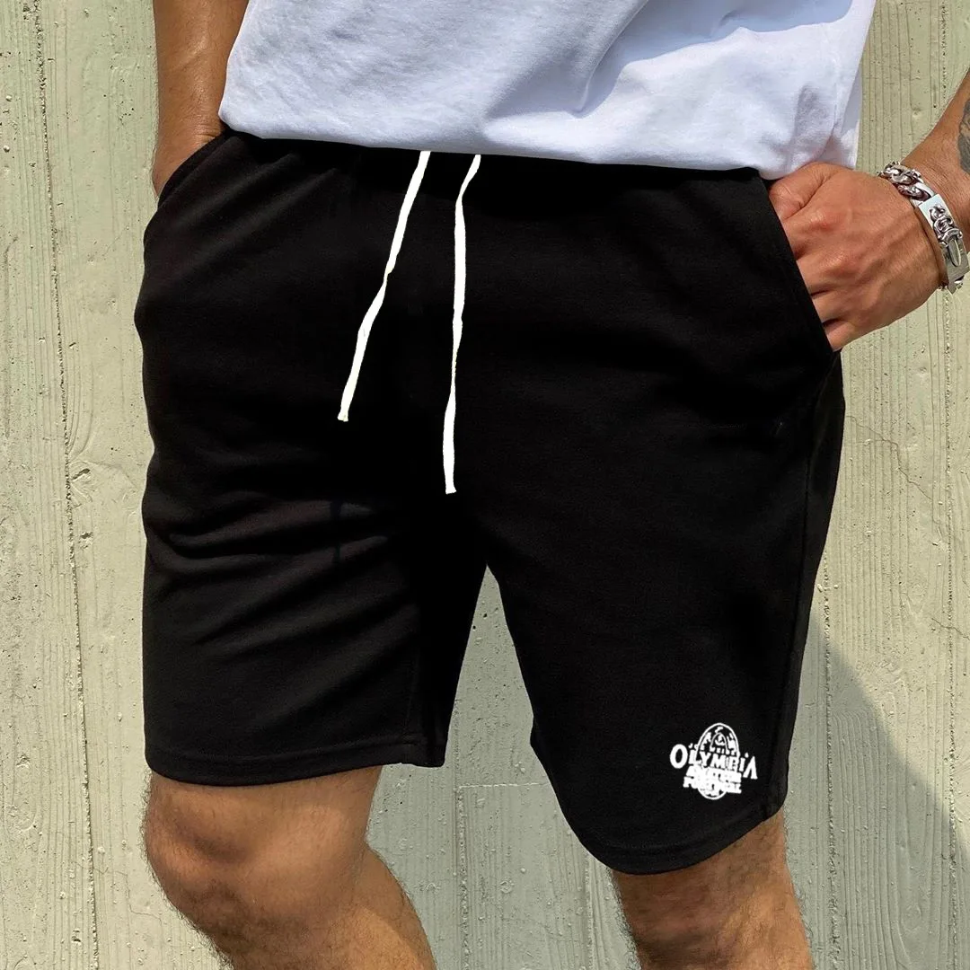 

Men's Spring and Summer Sports Casual Running Exercise Equipment Training Cotton Breathable Stretch Shorts Running Shorts