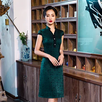

chinese dress traditional qipao women cheongsam chinese style female short sleeve chinese oriental dress