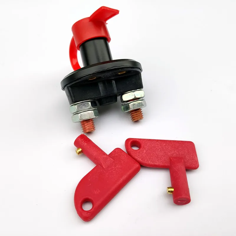 CVP 12/24V Battery Isolator Kill Switch With Key & Cover Cut off Power Kill For Car Truck Caravan Camper Accessories Boat Parts