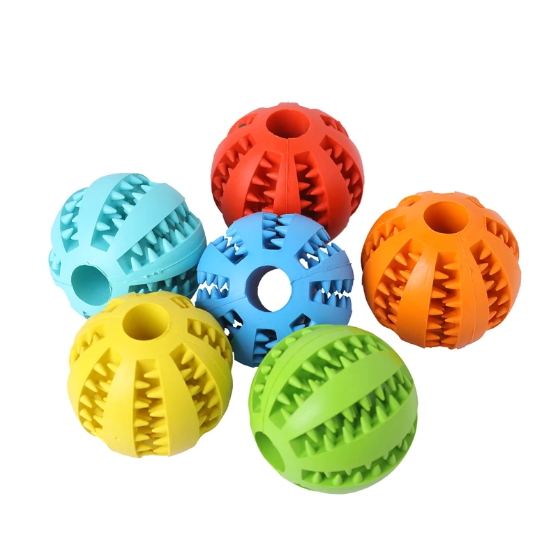 Pet Sof Pet игрушки для собак игрушка забавный интерактивный эластичный шарик жевательная игрушка для собаки зуб чистый шар еды Экстра-жесткий резиновый мяч