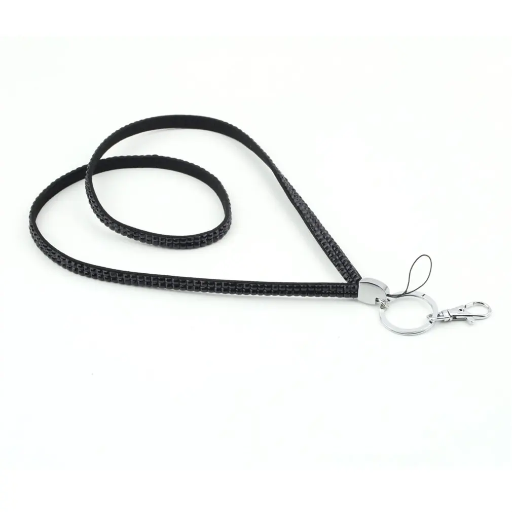 

Unisex Rhinestone Crystal Bling Custom Neck Lanyard & ID Badge Cellphone Key Holder Ring for Casual / Sporty