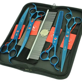 

8.0" Pet Grooming Shears for Dog Japan 440C Meisha Professional Cutting Scissors 7.5" Thinning Shears Cat Curved Clipper HB0272