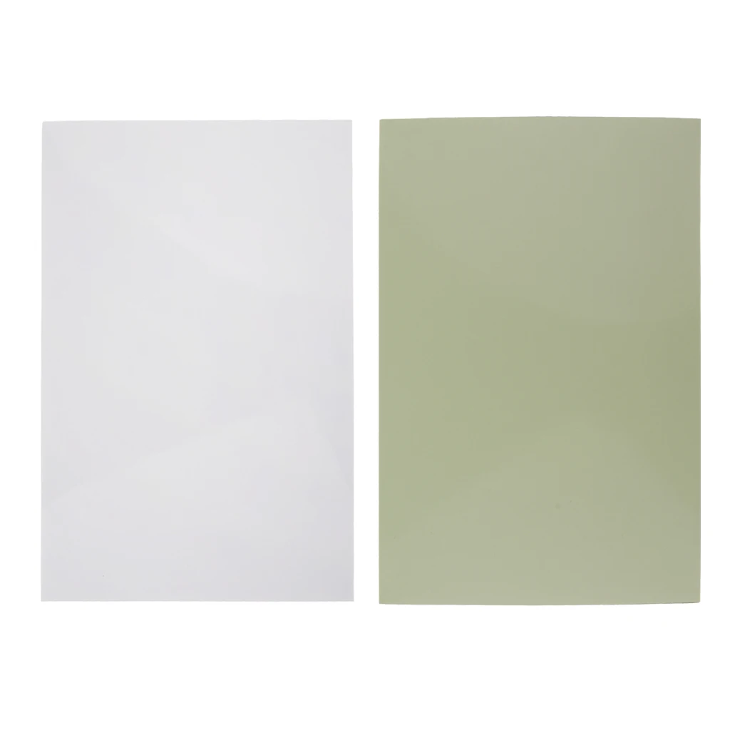 

Unfinished Plastic 3-Ply Guitars Bass Pickguard Material Scratch Plate Blank Sheet DIY Replacement Accessories