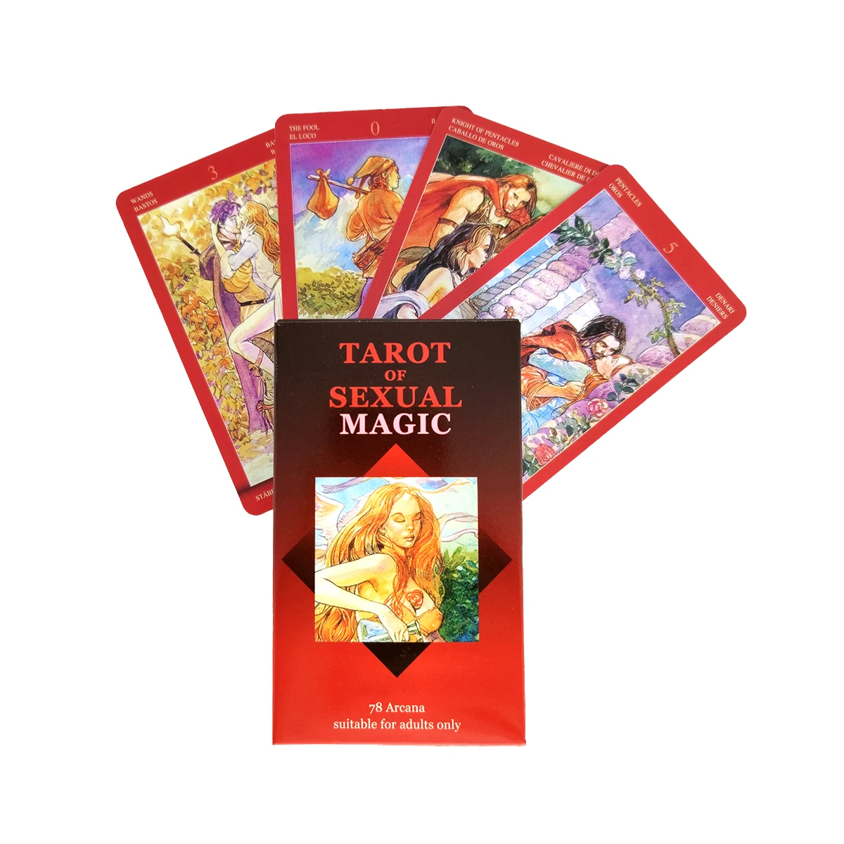 Sexual Magic Tarot Cards Full English Version Table Game Family Partys Birthday Present Supports Wholesale 78 Sheets/Box | Спорт и
