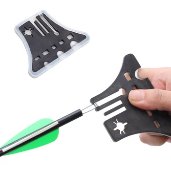 

Repair Tool Bow Remover Aluminum Alloy Archery Fletchings Cleaning Wrench Portable Multifunctional Installing Nock Adjusting