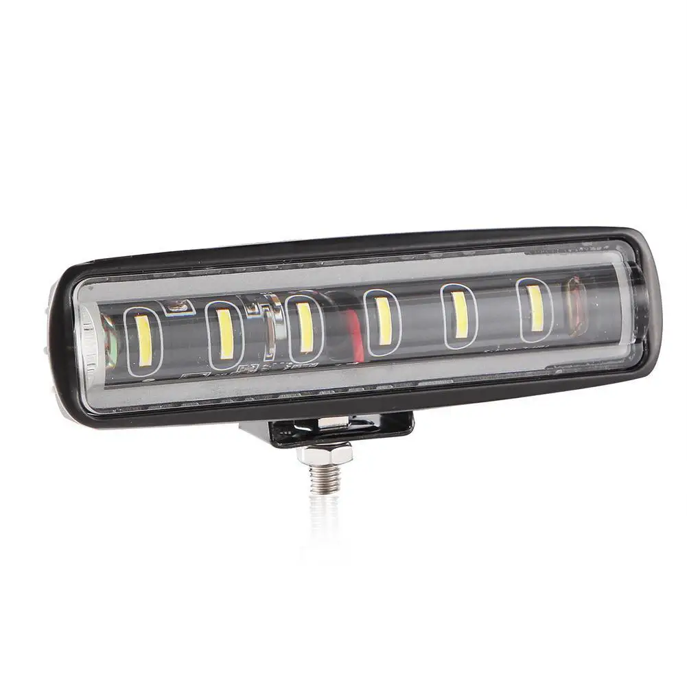 

Adeeing 6Inch Car Working Light 12V/24V 6LED 90W 9000LM Convex Lens IP68 Automobile LED Light Bar work light accessory