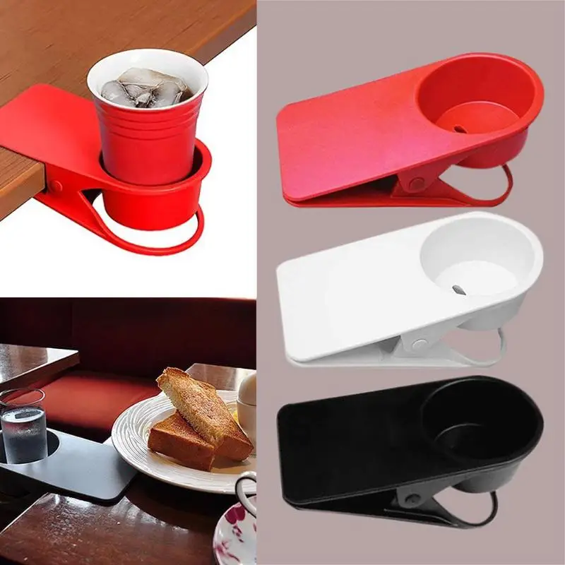 

Creative Portable Office Home Clip Storage Rack Multi-function Water Cup Holder Clip Table Desk Mug Shelf Organizer