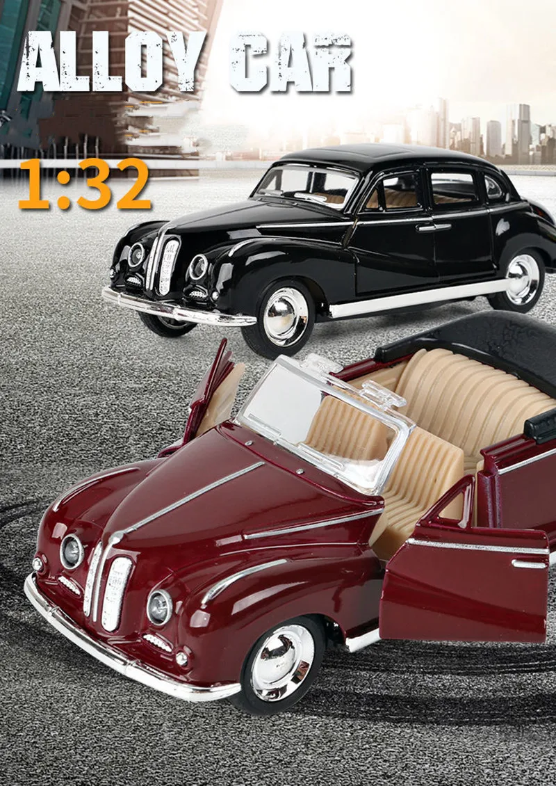1:32 modello di simulazione di auto d'epoca tirare indietro in lega modello convertibile retrò ragazzo giocattolo per bambini regalo di compleanno collezione di modelli di auto 15 1:32 modello di simulazione di auto d'epoca tirare indietro in lega modello convertibile retrò ragazzo giocattolo per bambini regalo di compleanno collezione di modelli di auto - H448f9a211eef4c05980532f0a6a9dc3aF