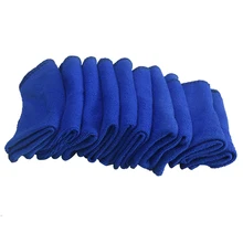 10 шт., мягкие ткани, быстросохнущее впитывающее полотенце из микрофибры для мытья автомобиля, 30*30 см
